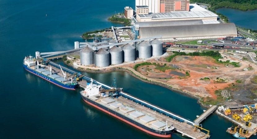 O Porto de Cotegipe, na Bahia, receberá uma ampliação na sua área para melhorar a exportação de soja e a movimentação de carga no local, além de novos empreendimentos
