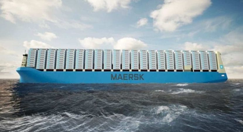 Os navios da Maersk que farão o transporte de cargas com a utilização de contêineres passarão a neutralizar a emissão de carbono com o abastecimento por meio do metanol verde que será produzido pela companhia